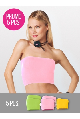High bandeau - promo 5 pieces