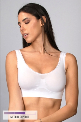 Silhouette Bra with Lace Details