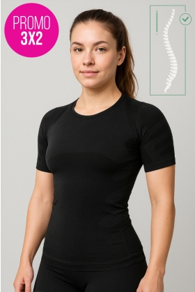 Ektor 3x2 - Maglia donna con supporto posturale e sostegno discreto
