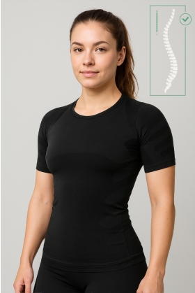 Ektor – Maglia donna con supporto posturale e sostegno discreto