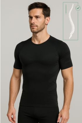 Ektor - Maglia uomo supporto posturale e sostegno discreto