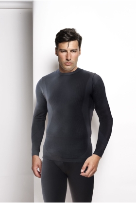 T-shirt long sleeve - Senior Active Fit black s/m