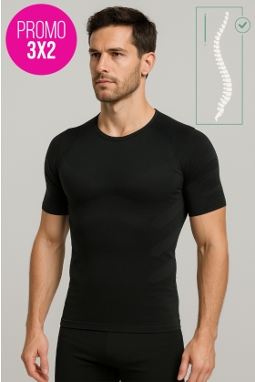 Ektor 3x2 - Maglia uomo supporto posturale e sostegno discreto