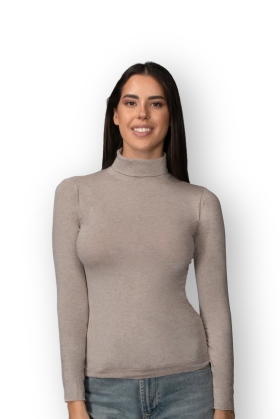 T-shirt Cashmere dolcevita-natural-m/l