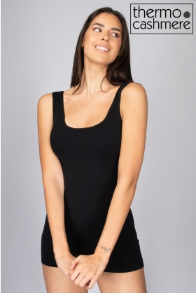 Canotta spalla larga Cashmere donna