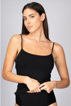 Canotta ODORfree Donna-Nero-XS/S