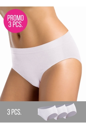 Slip Midi  Promo 3 Pezzi bianco s/m