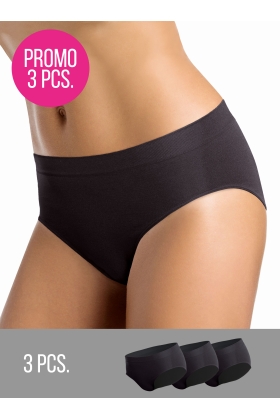 Slip Midi  Promo 3 Pezzi nero s/m