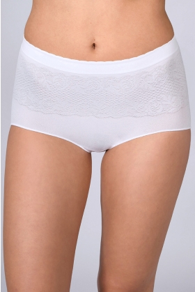 Culotte effetto lucido bianco s/m