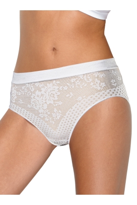 Slip Pizzo senza cuciture-bianco-s/m