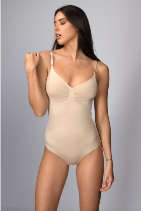 Body contenitivo Bodyeffect Oro - spalla stretta bianco xxl